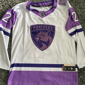 Florida Panthers Hockey Fights Cancer Jersey. Adidas. Men’s M. NWT.